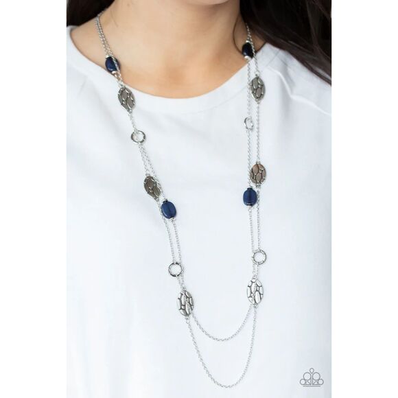 Cobble Creeks Blue Necklace (293) - Picture 1 of 3